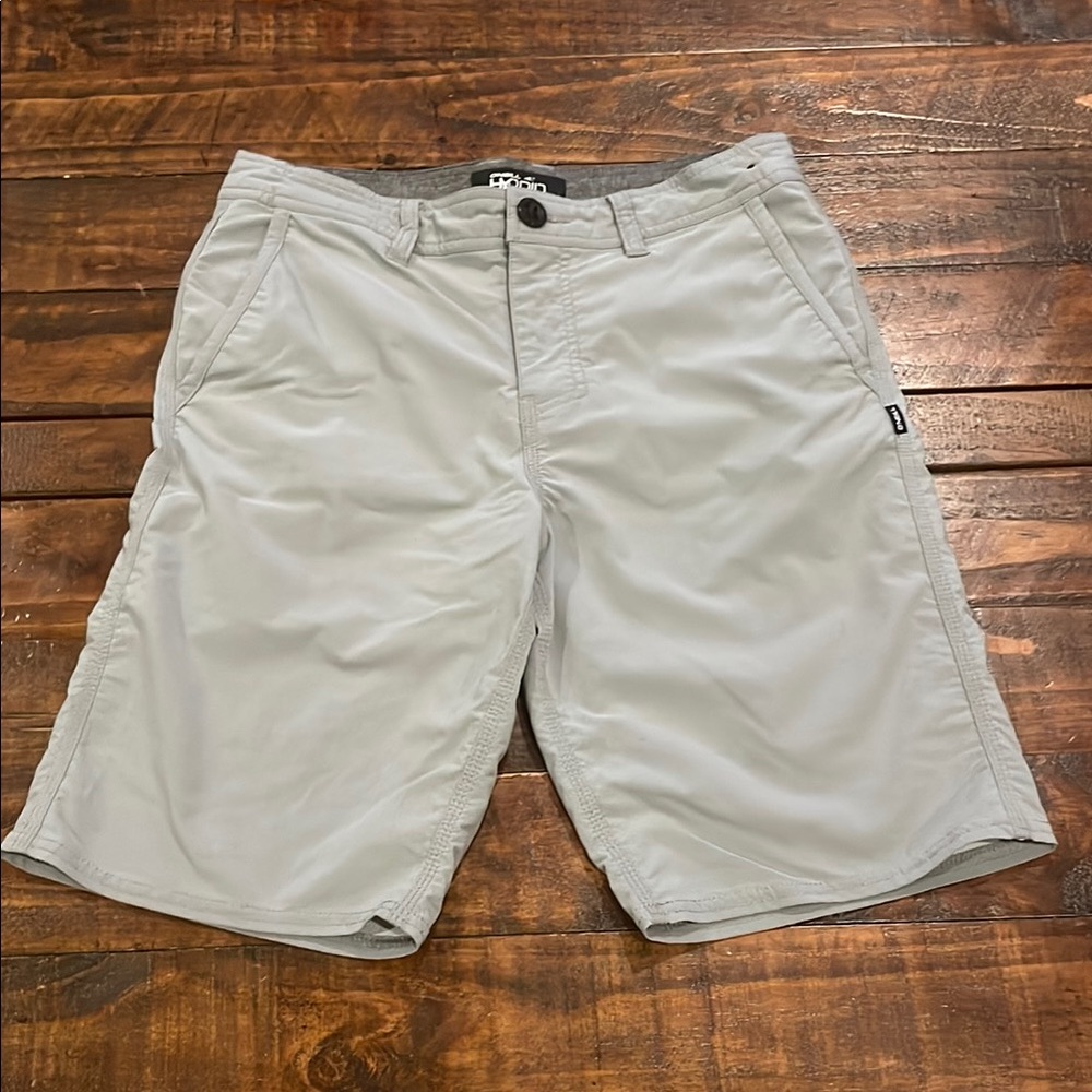 O'Neill Gray Flat Front Shorts Casual Style